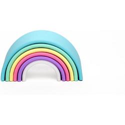 6 RAINBOW PASTEL | bijtspeelgoed | bijtring | babyspeelgoed | tanden | bijtfiguur